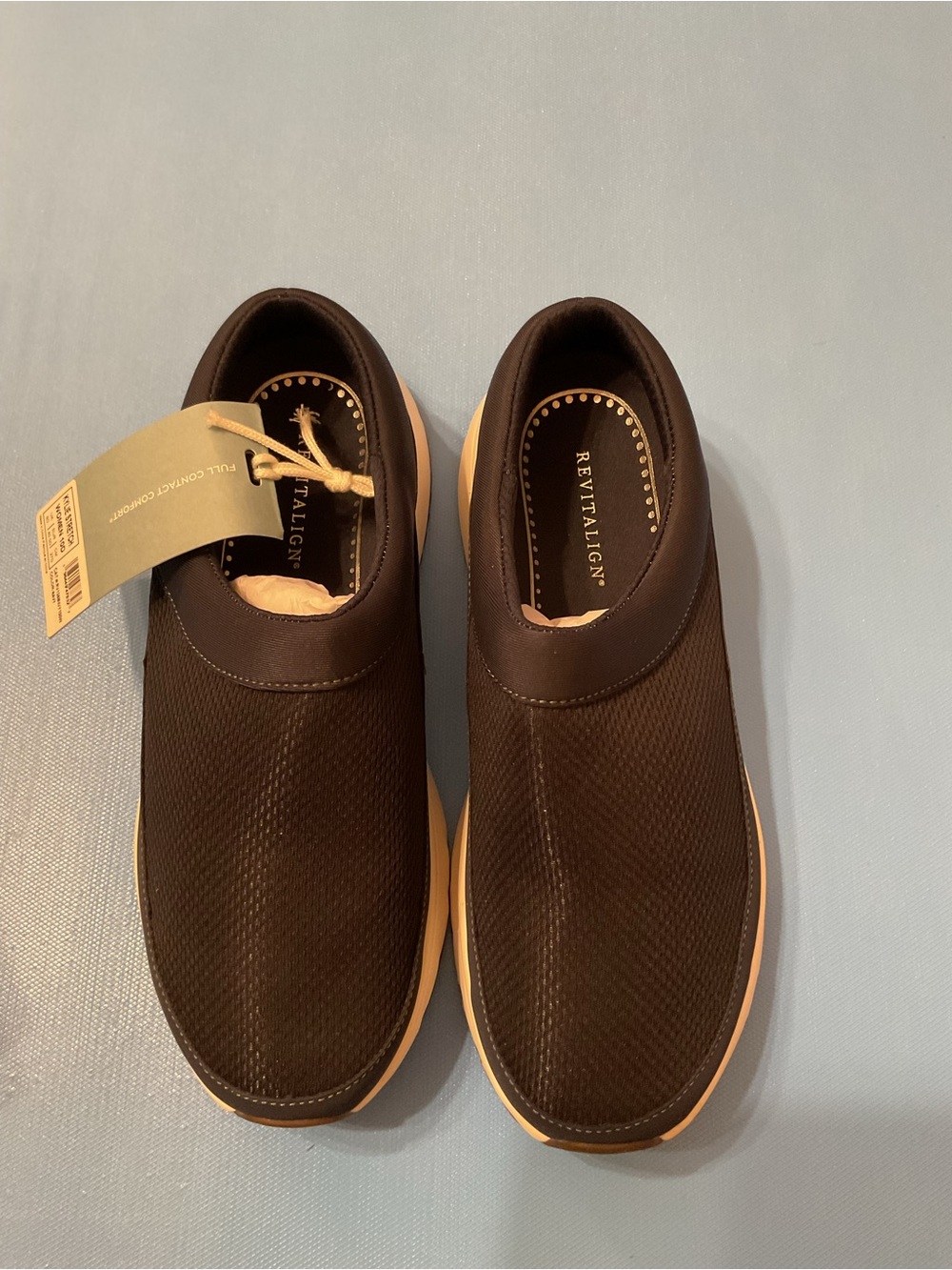 NIB Revitalign  Kylie Stretch Navy Blue Slip-On Comfort Shoe